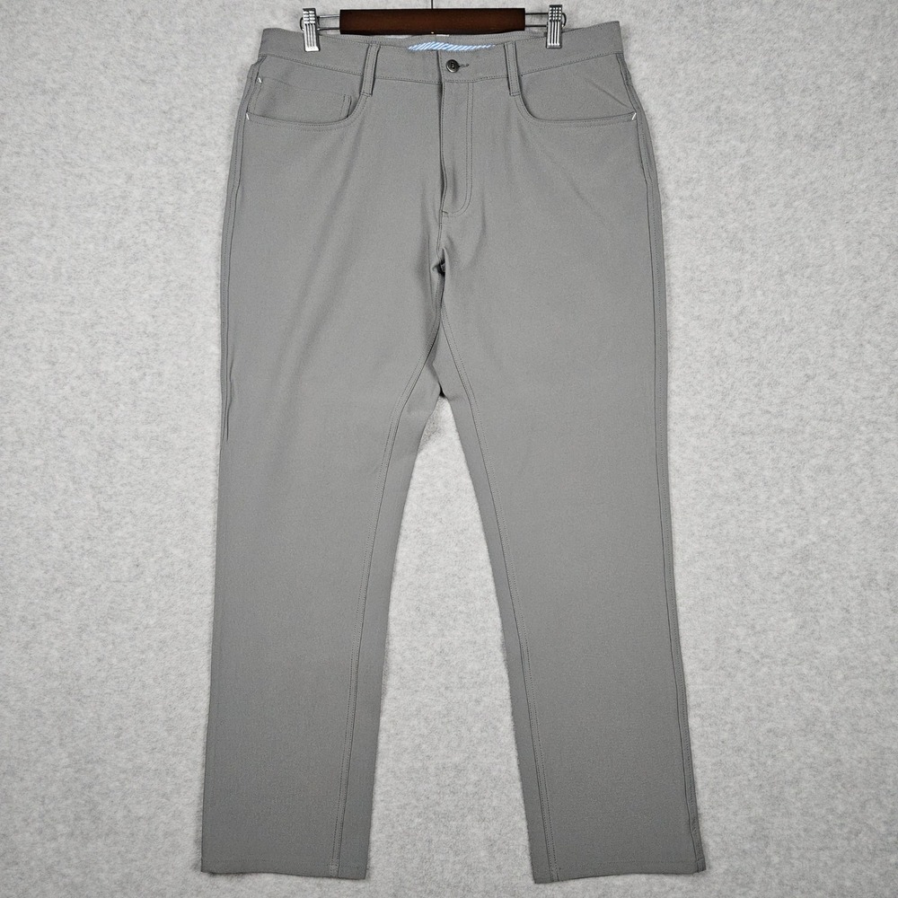 FootJoy FJ (Men's 35x30) Gray Golf Pants Performance Stretch Trousers Athletic